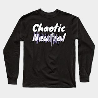 Chaotic "Neutral" Alignment Long Sleeve T-Shirt